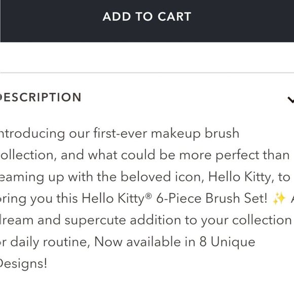 Impressions X Hello Kitty Just Slay 6-Piece Brush Set - Picture 4 of 9